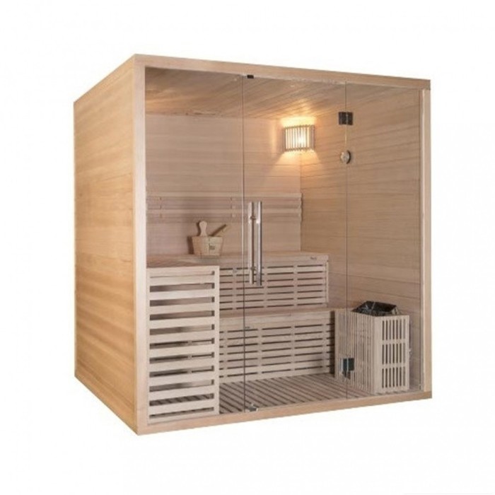Saună finlandeză Calidus Hemlock pentru 5-6 persoane