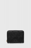 Tory Burch portofel de piele femei, culoarea negru