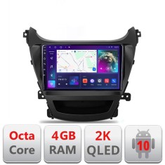 Navigatie Hyundai Elantra 2013-2015 C-359 Android Octa Core Ecran 2K QLED GPS 4G 4+32GB 360 KIT-359+EDT-E409-2K CarStore Technology foto