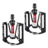 Set 2 Pedale de Aluminiu Bicicleta MTB, BMX, Antiderapant, Rulment triplu, Sofia CONCEPT&reg;, Black/Red