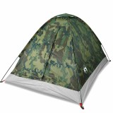 Cumpara ieftin Cort de camping cupola pentru 4 persoane, camuflaj, impermeabil