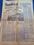 ziarul scanteia 17 mai 1968 - vizita presedintelui republicii franceze charles de gaulle in romania,adunarea populara de la craiova