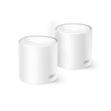 TP-Link DECO X10(2-PACK) Sistem Mesh Wi-Fi 6 Dual-Band AX1500 cu acoperire &icirc;n toată locuința, Viteza wireless: 5 GHz: 1201 Mbps, 2.4 GHz: 300 Mbps, 2