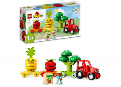 Tractor cu fructe si legume foto