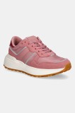 Tommy Jeans sneakers TJW CLEATED RUNNER culoarea roz, EN0EN02788