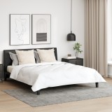 vidaXL Pilotă Altele cu pernă 3 pcs Alb 200 x 220 cm Microfibră