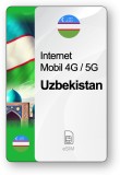ESIM Internet Uzbekistan, valabil 7 zile, trafic Nelimitat, Standard