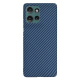 Husa pentru motorola edge 50 - carbonfiber slim - cyan