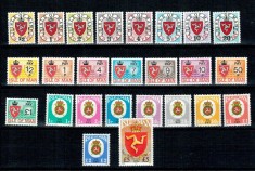 Isle of Man 1973-1992 - Porto, serii neuzate