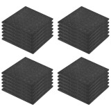 Cumpara ieftin Placi de protectie la cadere 24 buc. negru 50x50x3 cm, cauciuc