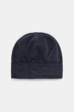 Jack Wolfskin căciulă Real Stuff culoarea bleumarin, din țesătură uni 1909852