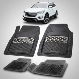 Cumpara ieftin Covorase Auto Hyundai Grand Santa Fe (2013&ndash;2015) - Cauciuc Tip Tavita-Silver