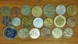 Start colectie incepatori - 20 monede diferite foarte frumoase din toata lumea