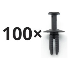 Set 100 clema fixare plastic Audi A3, A6, Q5, BMW Seria 3, Seria 5, Seria 7, X1, X3, X4, X5, X6, Z8, Seat Altea, Leon, Toledo, Skoda Fabia, Octavia,