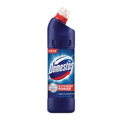 Dezinfectant pentru Toaleta Domestos Original Blue, 750 ml, Parfum Fresh Marin, Detartrant Lichid, Dezinfectant Lichid pentru Baie, Dezinfectant pentr foto