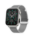 Cumpara ieftin iSEN V96 Smartwatch, Gri, 1.83 HD, Ritm Cardiac, Tensiune Arteriala, Oxigen in Sange (SpO2), Functie Apel, 280 mAh, IP67, Curea Metal, Aplicatia DaFit