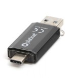 Flash Drive USB 3.0 + TYPE C 64GB C-DEPO PLATINET PMFC64S