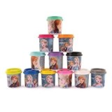Set de Recipiente și Capacuri pentru Plastilină Tematic Frozen, CMCLASS