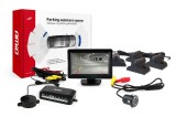 Kit senzori de parcare AMiO TFT01 4,3 cu camera HD-308-LED, 4 senzori negri Truck, afisaj, asistent parcare cu activare automata la marsarier