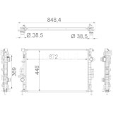Mahle Radiator, racire motor Behr