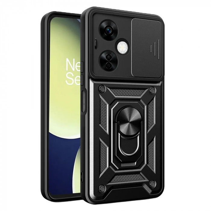 Husa Antisoc OnePlus Nord CE 3 Lite cu Protectie Camera Negru TCSS