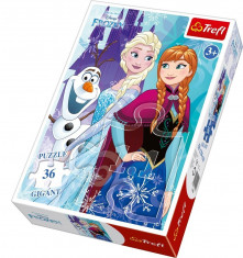 Puzzle Trefl Gigant 36 Frozen foto