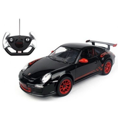 Masina cu telecomanda porsche gt3 negru cu scara 1 la 14 foto