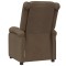 Fotoliu rabatabil, maro, material textil - 4