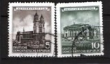 GERMANIA (DDR) 1955 &ndash; ARHITECTURA. CASTELE. TIMBRE STAMPILATE, F139