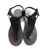 Sandale de dama din piele Black Pony