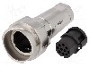 Conector circular, mama, 10 pini, BULGIN - PXM7011/10S/CR/0911/SN