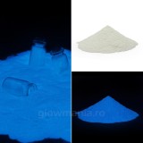 Pigment Fosforescent Albastru ProCart, 1000g, Pudra Lumoare Intensă 8-12h, Vopsea, Ceramica, Lacuri