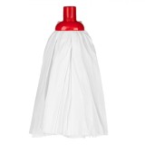 Mop Curățenie Alb, 120g, Rezistent, Spălabil la Mașină, Coadă Subțire, Oem
