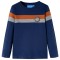 Tricou pentru copii cu m&acirc;neci lungi, bleumarin, 92 12849