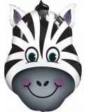 Balon Folie Cap Zebra 55x80 cm