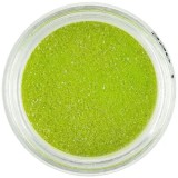 Fulgi de sclipici verde deschis - pulbere, INGINAILS