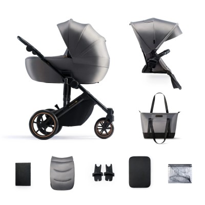 Carucior 2 In 1 Kinderkraft Prime 2, Shadow Grey foto