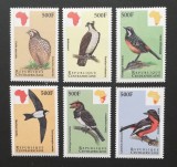 R.CENTRAFRICA -PASARI DIN AFRICA -6 V.-MNH** - R CAF 186, Fauna
