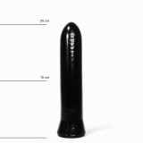 Dildo Clasic Negru PVC 22 cm