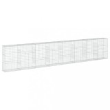 Cumpara ieftin Cos gabion cu capac, 800x50x150 cm, fier galvanizat