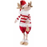Figurina Ren Baietel textil multicolor 23x13x58 cm