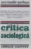 Critica sociologica - Ion Vasile Serban (N69), Univers