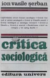 Cumpara ieftin Critica sociologica - Ion Vasile Serban (N69)