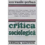 Critica sociologica - Ion Vasile Serban (N69)