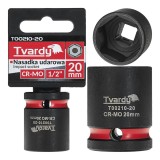 Cheie tubulara de impact in 6 puncte, 1 / 2&quot;, 20 mm, Tvardy T00210-20