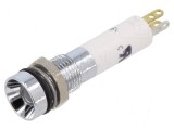 Lampă LED concav 24VDC roşu/verde/galben &Oslash;9mm