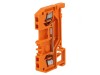 Conector Șine Portocaliu 1.5mm2 2 Borne, Wago