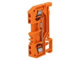 Conector Șine Portocaliu 1.5mm2 2 Borne, Wago