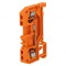 Conector Șine Portocaliu 1.5mm2 2 Borne