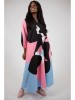 Rochie Maxi Dama, Buzunare, Maneca Lunga, Retro Lady, Talie Unica S-XL, Multicolor
